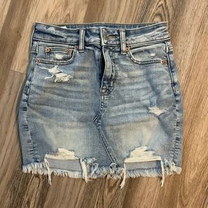American Eagle Denim Mini Skirt